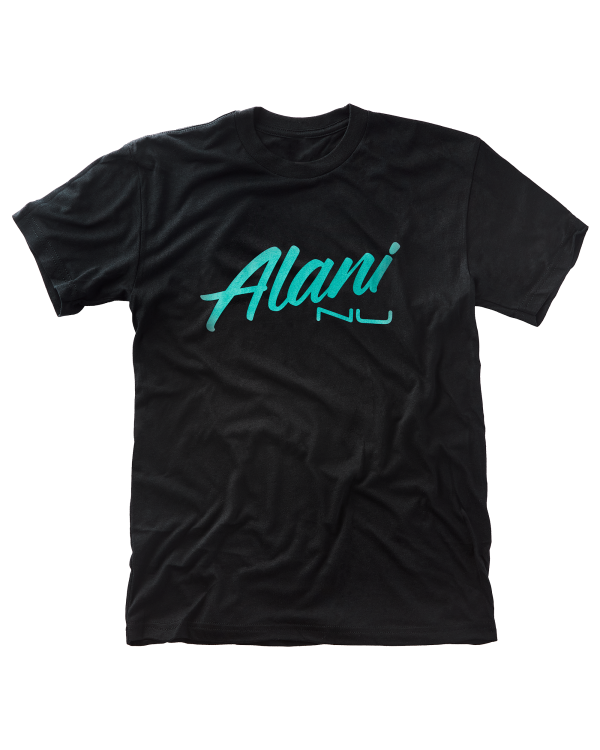 Seafoam On Black T-Shirt